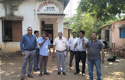 Visit of Dr. Rishipal Singh to Brahmapura BMC in Banki Block Visit of Dr. Rishipal Singh to Brahmapura BMC in Banki Block