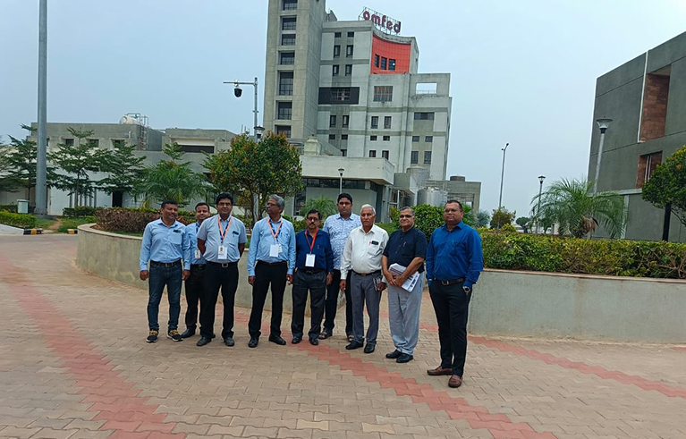 The GOI monitoring team visited Arilo Dairy The GOI monitoring team visited Arilo Dairy
