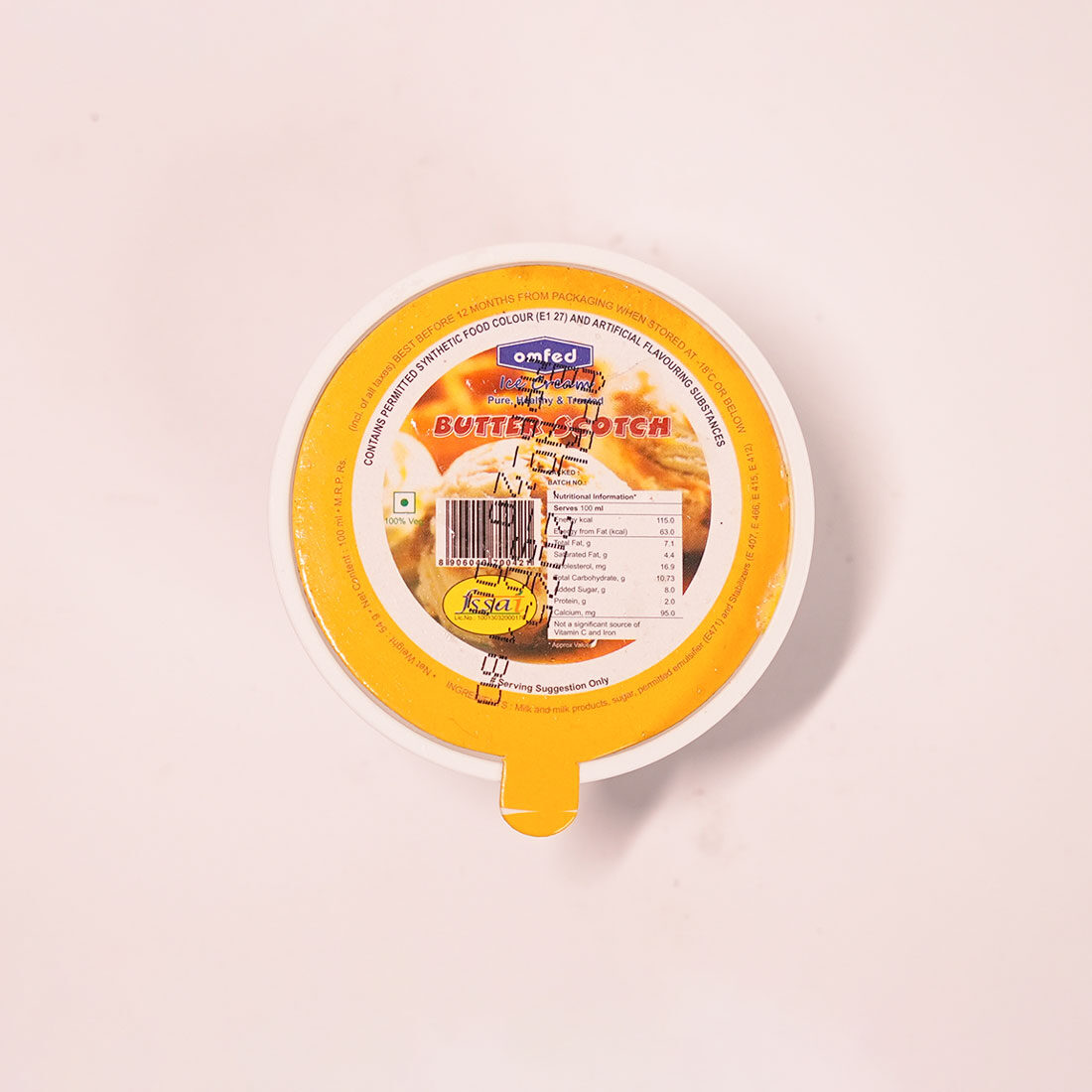 Butter Scotch Ice Cream (Cup)
