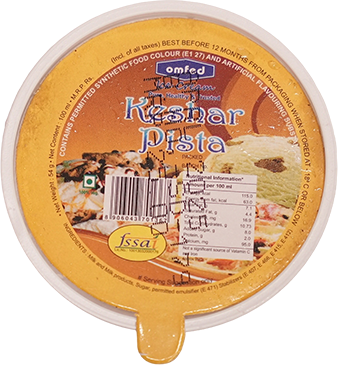 Kesar Pista Ice Cream (Cup)