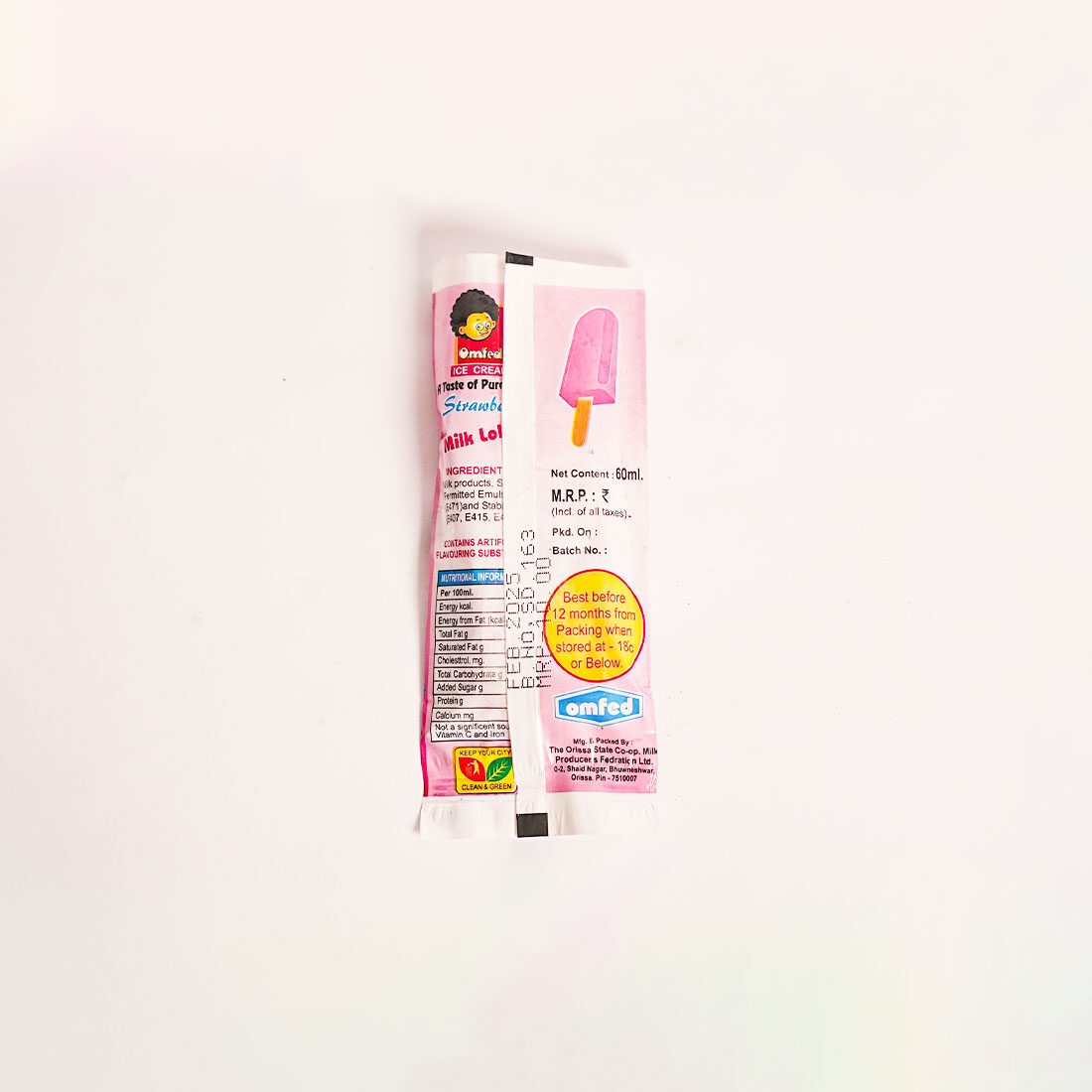Strawberry Ice Cream ( Stick )