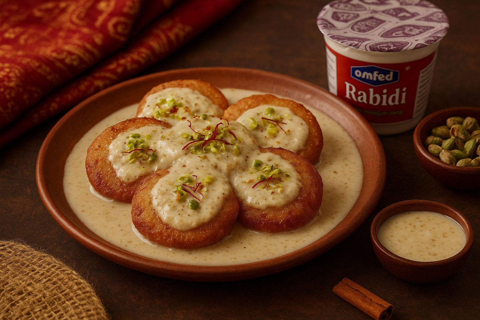 Process for Making Rabidi Pitha