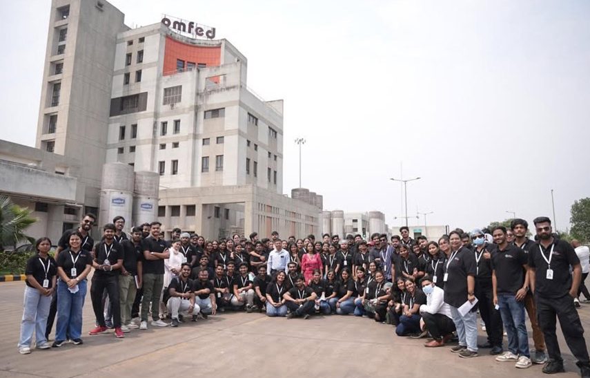 Birla School of Management Students Gain Firsthand Industry Exposure at OMFED Plant